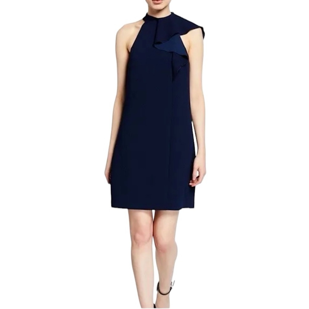 Trina Turk Capilla Waterfall Neck Shift Dress size 6